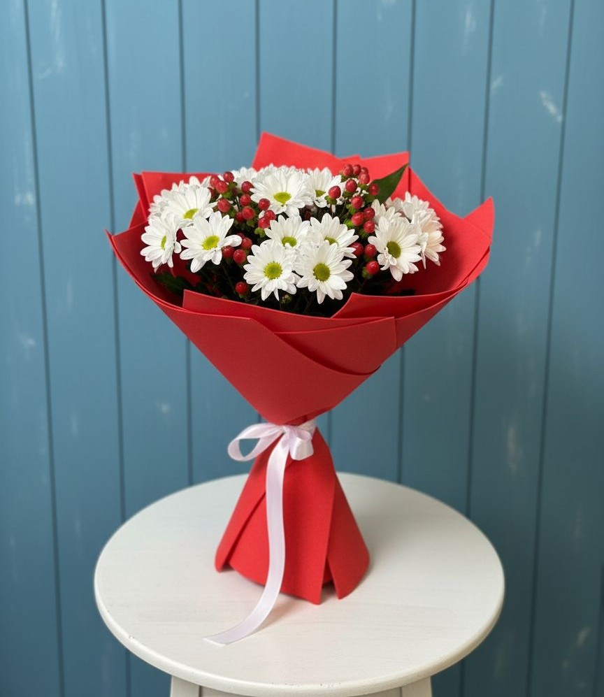 Букет цветов из: Хризантемы в Ждановский