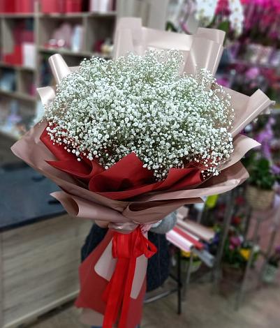 Букет цветов из: Гипсофила в Ждановский