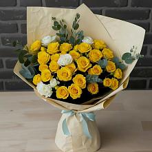 Букет цветов из:  Розы в Ждановский