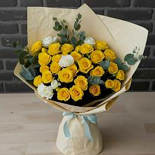 Букет цветов из:  Розы в Ждановский