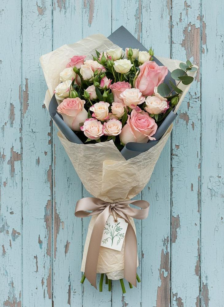 Букет цветов из: Розы в Ждановский