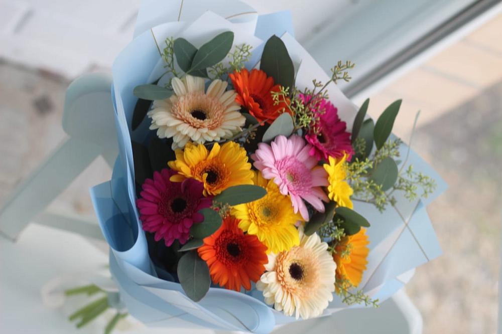 Букет цветов из: Герберы в Ждановский