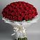Букет 101 Красная роза Блэк Мэджик в Ждановский