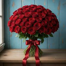 Букет Красные розы Блэк Меджик в Ждановский