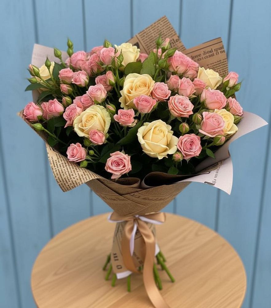 Букет цветов из: Розы в Ждановский