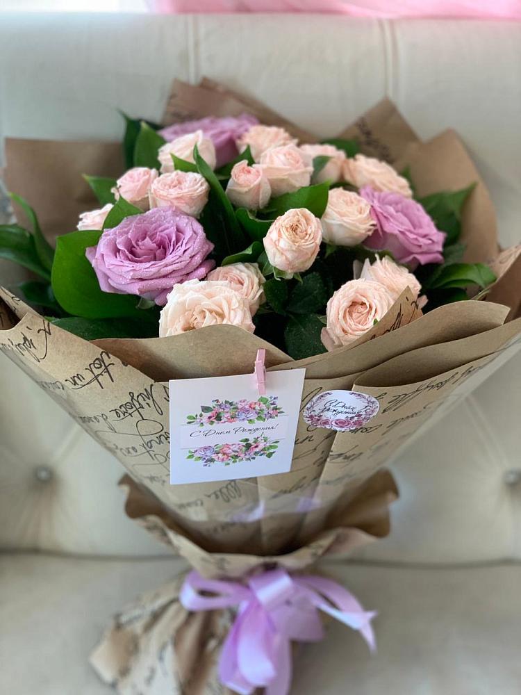 Букет цветов из: Розы в Ждановский