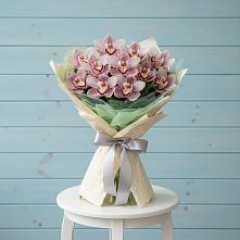 Букет цветов из:  Орхидеи и Розы в Ждановский