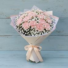 Букет цветов из:  Гвоздики в Ждановский