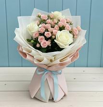 Букет цветов из:  Розы в Ждановский