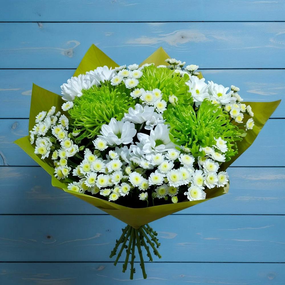 Букет цветов из: Хризантемы в Ждановский