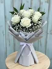 Букет цветов из:  Розы в Ждановский