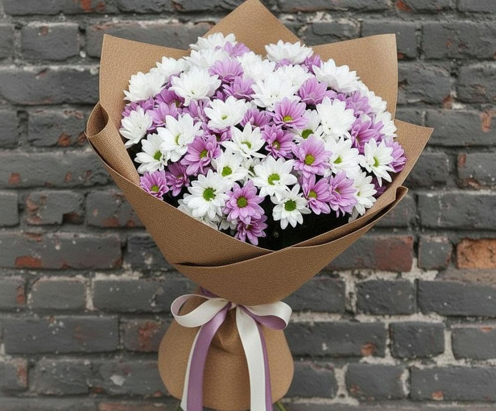 Букет цветов из: Хризантемы в Ждановский