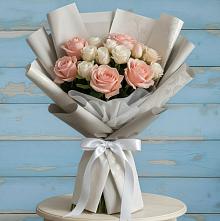 Букет цветов из:  Розы #REPLACE_PRED# Ждановский