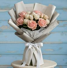 Букет цветов из:  Розы в Ждановский