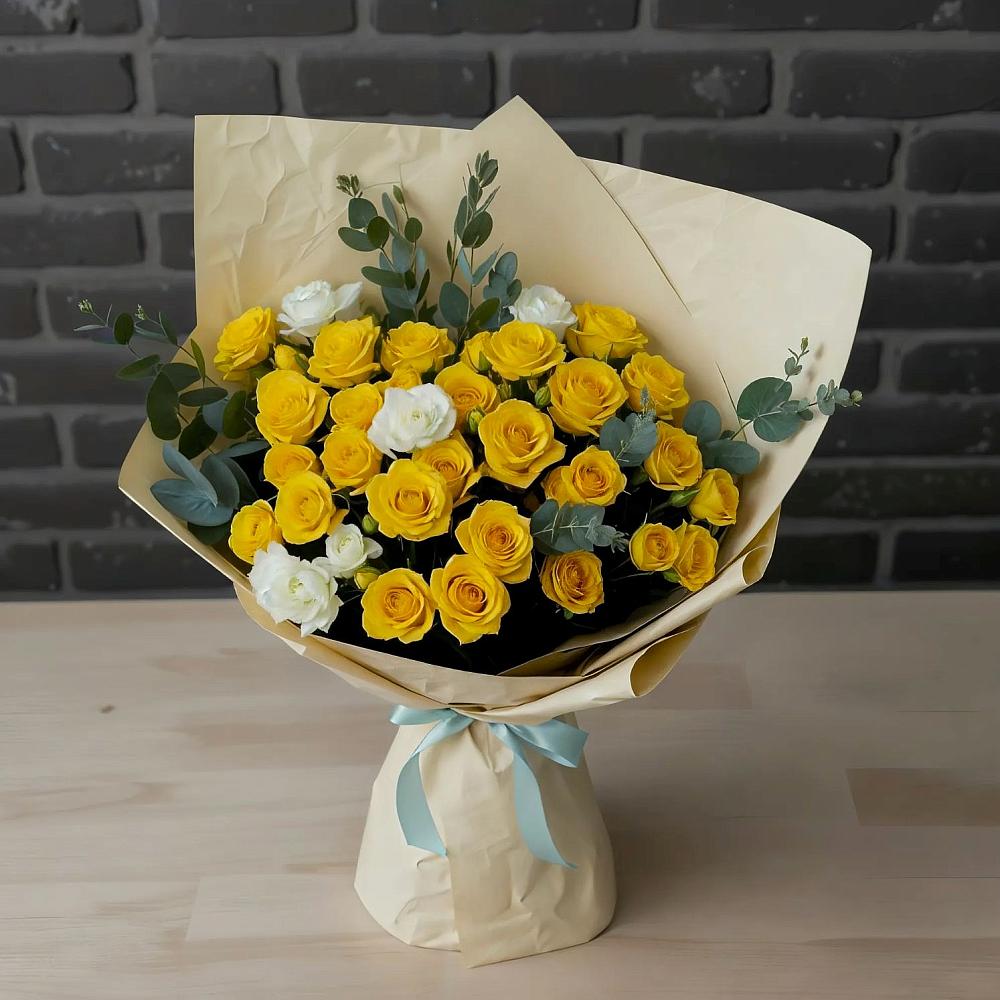 Букет цветов из: Розы в Ждановский