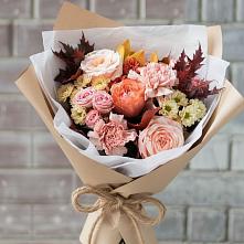 Букет цветов из:  Гвоздики, Хризантемы и Розы #REPLACE_PRED# Ждановский