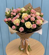 Букет цветов из:  Розы в Ждановский