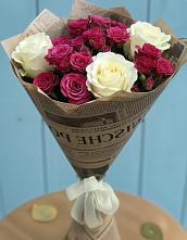 Букет цветов из:  Розы в Ждановский