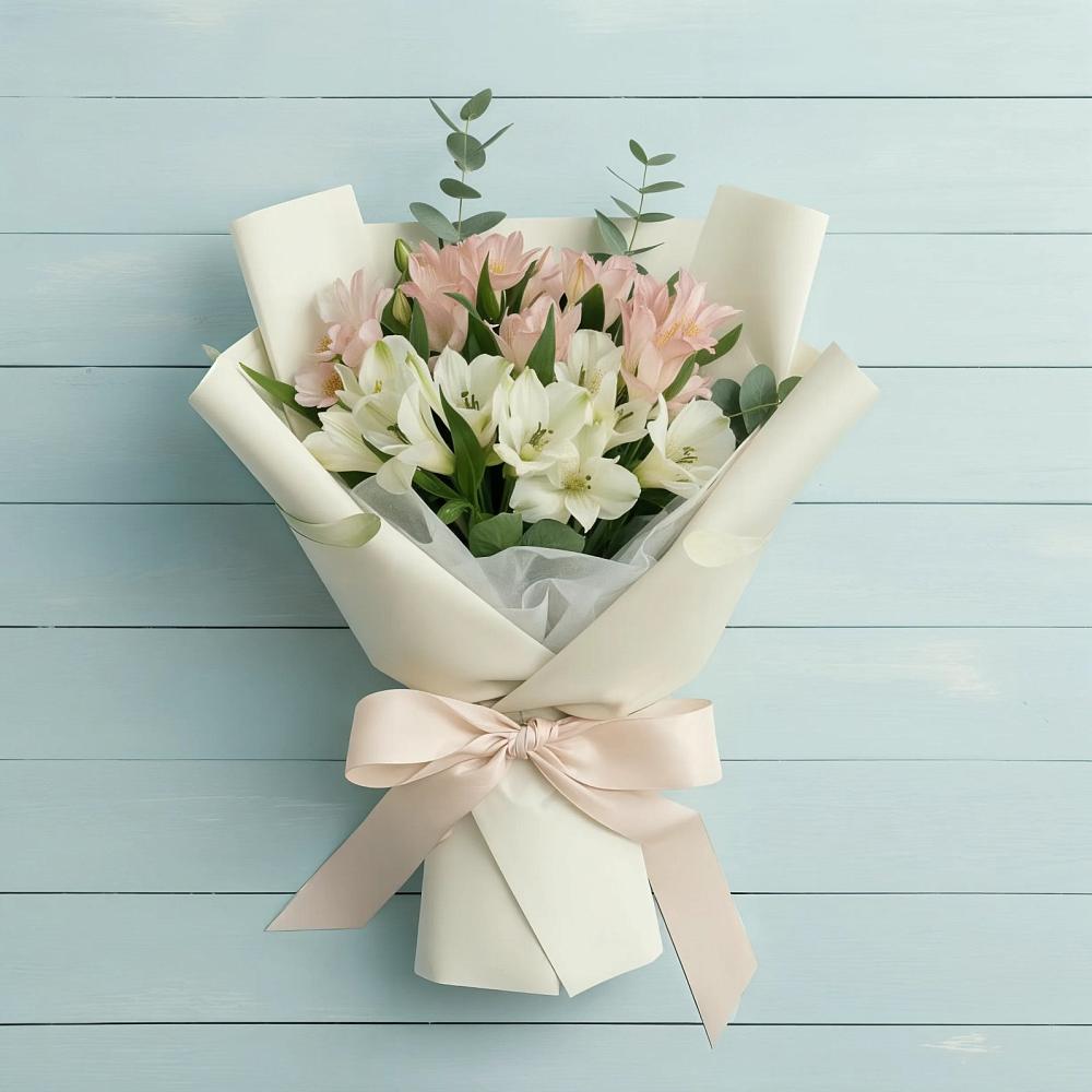 Букет цветов из: Альстромерии в Ждановский