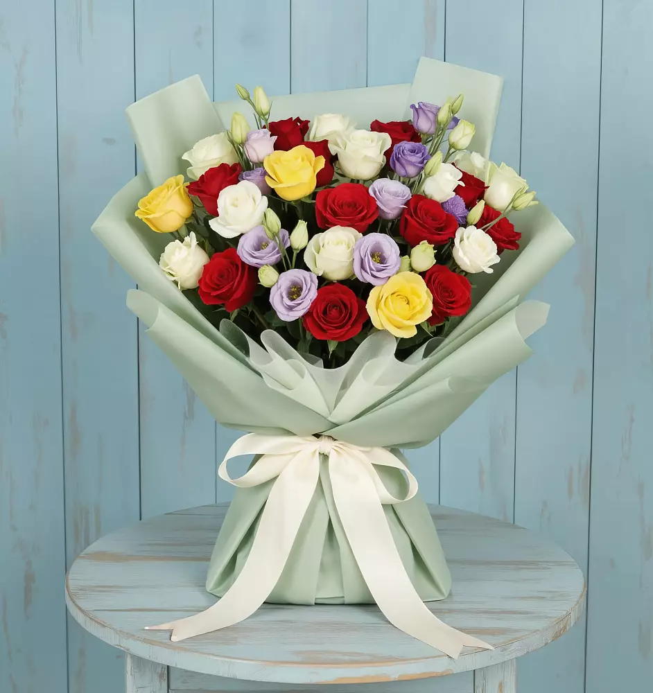 Букет цветов из: Розы в Ждановский