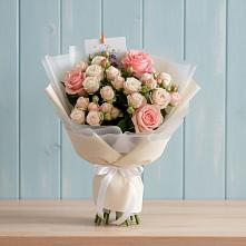 Букет цветов из:  Розы в Ждановский