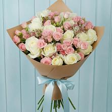 Букет цветов из:  Розы в Ждановский